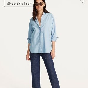 Tall Relaxed Fit Chambray Shirt size 8T